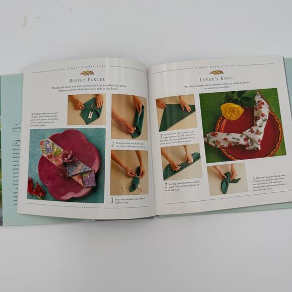 Napkin Folds Beautifully Styled Napkins for Every Occasion Book 2008 Hardcover - Picture 6 of 9